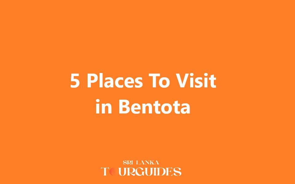 Places To Visit in Bentota