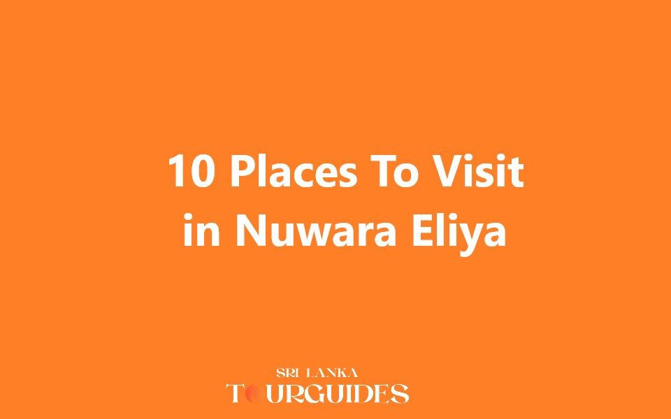 Places To Visit in Nuwara Eliya
