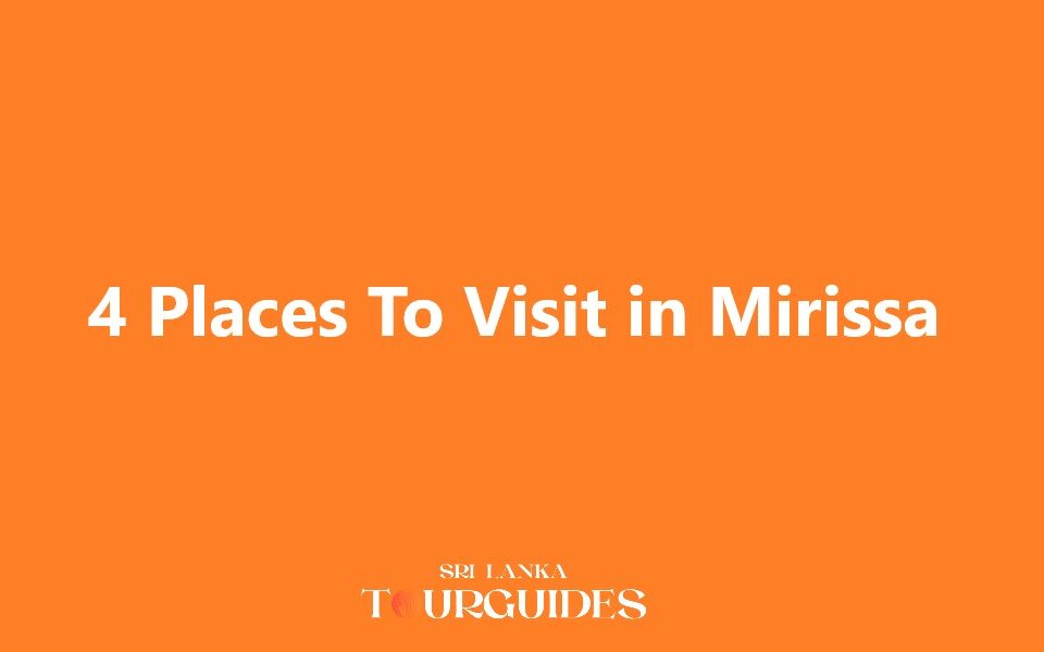 Places To Visit in Mirissa