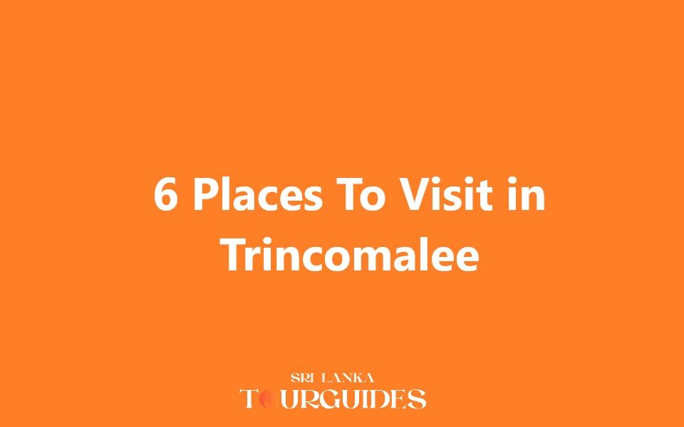 6 Places To Visit in Trincomalee