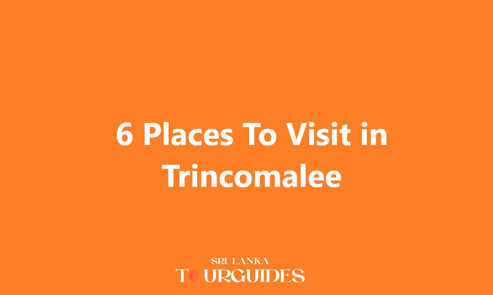 6 Places To Visit in Trincomalee